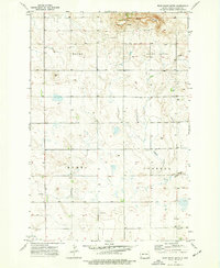 Download a high-resolution, GPS-compatible USGS topo map for West Rainy Butte, ND (1977 edition)