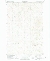 Download a high-resolution, GPS-compatible USGS topo map for West Twin Butte, ND (1977 edition)