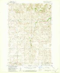 preview thumbnail of historical topo map of Stark County, ND in 1960