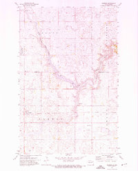 Download a high-resolution, GPS-compatible USGS topo map for Whitman, ND (1974 edition)