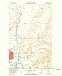 Download a high-resolution, GPS-compatible USGS topo map for Williston East, ND (1960 edition)