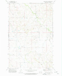 Download a high-resolution, GPS-compatible USGS topo map for Willow Creek East, ND (1977 edition)