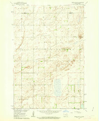 Download a high-resolution, GPS-compatible USGS topo map for Wimbledon NE, ND (1963 edition)