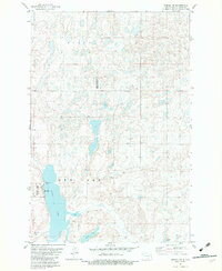 Download a high-resolution, GPS-compatible USGS topo map for Wishek NE, ND (1983 edition)