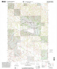 Download a high-resolution, GPS-compatible USGS topo map for Wolf Coulee, ND (2001 edition)