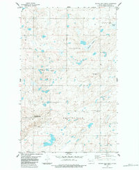 Download a high-resolution, GPS-compatible USGS topo map for Writing Rock North, ND (1984 edition)