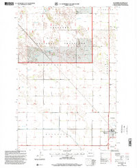 1998 Map of Wyndmere, ND, 2000 Print