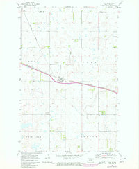 Download a high-resolution, GPS-compatible USGS topo map for York, ND (1980 edition)