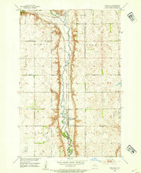 Download a high-resolution, GPS-compatible USGS topo map for Ypsilanti, ND (1954 edition)