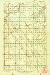1934 Map of Emerado