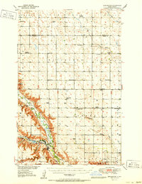 1951 Map of Burlington