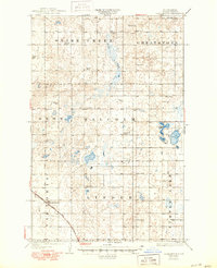 1929 Map of Coleharbor, 1950 Print