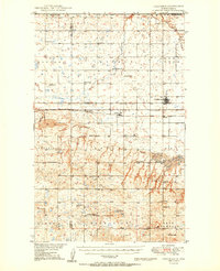 preview thumbnail of historical topo map of Columbus, ND in 1950