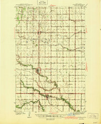 preview thumbnail of historical topo map of Crystal, ND in 1944