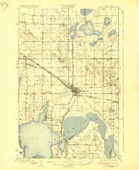 1931 Map of Devils Lake