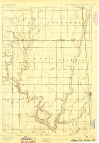 1894 Map of Ellendale