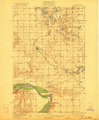 1922 Map of Garrison