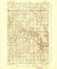 1944 Map of Heart Butte