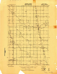 preview thumbnail of historical topo map of Traill County, ND in 1918