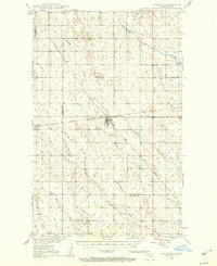 1948 Map of Lansford, 1960 Print