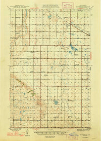 Download a high-resolution, GPS-compatible USGS topo map for Manfred, ND (1948 edition)