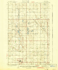 1942 Map of McVille, ND