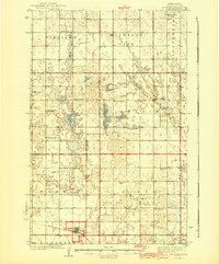 Download a high-resolution, GPS-compatible USGS topo map for McVille, ND (1942 edition)