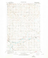 1951 Map of Menoken, 1976 Print