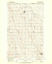 Download a high-resolution, GPS-compatible USGS topo map for Mohall, ND (1950 edition)