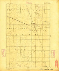 1894 Map of Monango