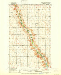 Download a high-resolution, GPS-compatible USGS topo map for Mouse River Park, ND (1950 edition)