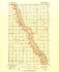 Download a high-resolution, GPS-compatible USGS topo map for Mouse River Park, ND (1950 edition)