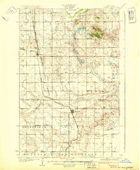 1931 Map of Oberon, ND