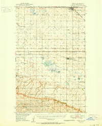 Download a high-resolution, GPS-compatible USGS topo map for Portal, ND (1950 edition)
