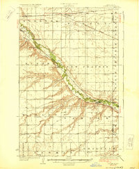 preview thumbnail of historical topo map of Sawyer, ND in 1929