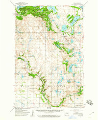 Download a high-resolution, GPS-compatible USGS topo map for Tokio, ND (1959 edition)