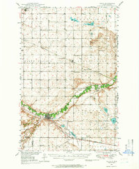Download a high-resolution, GPS-compatible USGS topo map for Velva, ND (1966 edition)
