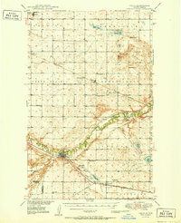 Download a high-resolution, GPS-compatible USGS topo map for Velva, ND (1951 edition)