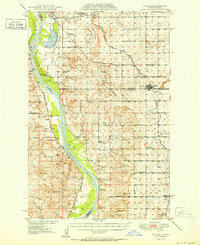 1950 Map of Wilton