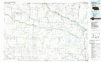 1986 Map of Bristow, NE