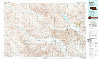preview thumbnail of historical topo map of Burwell, NE in 1994