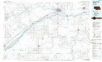 1985 Map of David City, NE