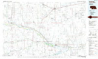 preview thumbnail of historical topo map of Holdrege, NE in 1986