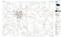 preview thumbnail of historical topo map of Lincoln, NE in 1986