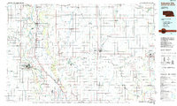 Download a high-resolution, GPS-compatible USGS topo map for Nebraska City, NE (1985 edition)
