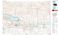 preview thumbnail of historical topo map of Ogallala, NE in 1985