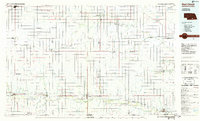 Download a high-resolution, GPS-compatible USGS topo map for Red Cloud, NE (1985 edition)