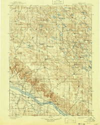 1899 Map of Browns Creek, 1943 Print