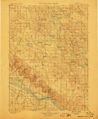 1899 Map of Browns Creek