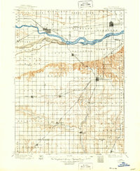 1899 Map of Colfax County, NE, 1949 Print